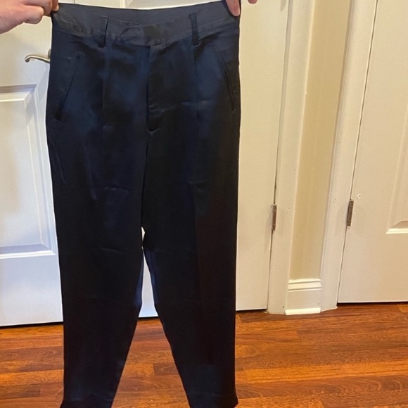 Fleur du Mal Black Crop Suit Pants and Jacket Set - Picture 8 of 9